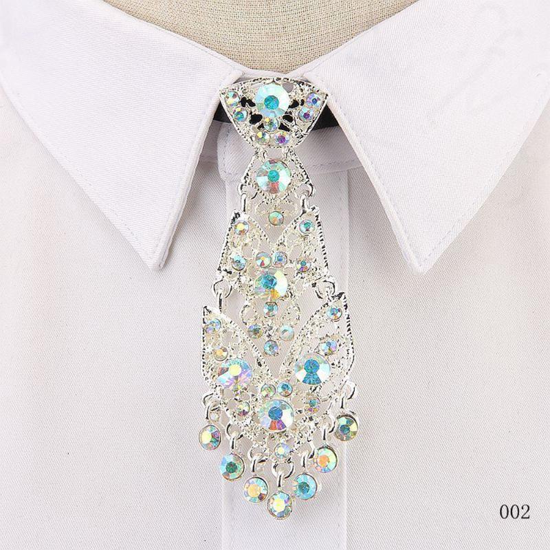 Luxury Rhinestone Necktie Adjustable Ribbon Women Men Metal Hollow Glitter Fashion Personality Short Tie Wedding Party
Luxury Rhinestone Necktie Adjustable Ribbon Women Men Metal Hollow Glitter Fashion Personality Short Tie Wedding Party