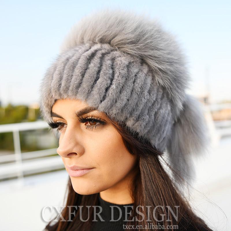 CX-C-57A 2020 New Knitting Russian Luxury Fur Trim Ladies Caps Real Beanies Hats1, Black
CX-C-57A 2020 New Knitting Russian Luxury Fur Trim Ladies Caps Real Beanies Hats1, Black