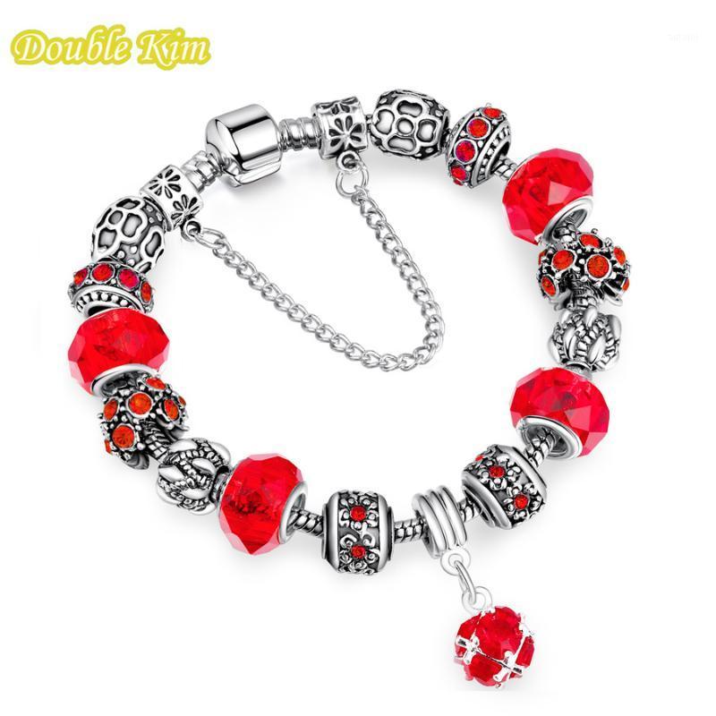 Charm Bracelet Alloy Zircon Crystal Glass Bead Pendant Mujer Sliver-chain Fit Bracelets Bangle Pulseira Wife Classic Gift1
Charm Bracelet Alloy Zircon Crystal Glass Bead Pendant Mujer Sliver-chain Fit Bracelets Bangle Pulseira Wife Classic Gift1