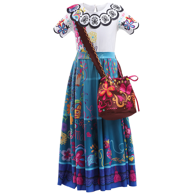 Charm Mirabel Madrid Dress -Children's Carnival Halloween Girl Cosplay Costume Princess Dresses Children's Day Performance Costumes, With bag
Charm Mirabel Madrid Dress -Children's Carnival Halloween Girl Cosplay Costume Princess Dresses Children's Day Performance Costumes, With bag
