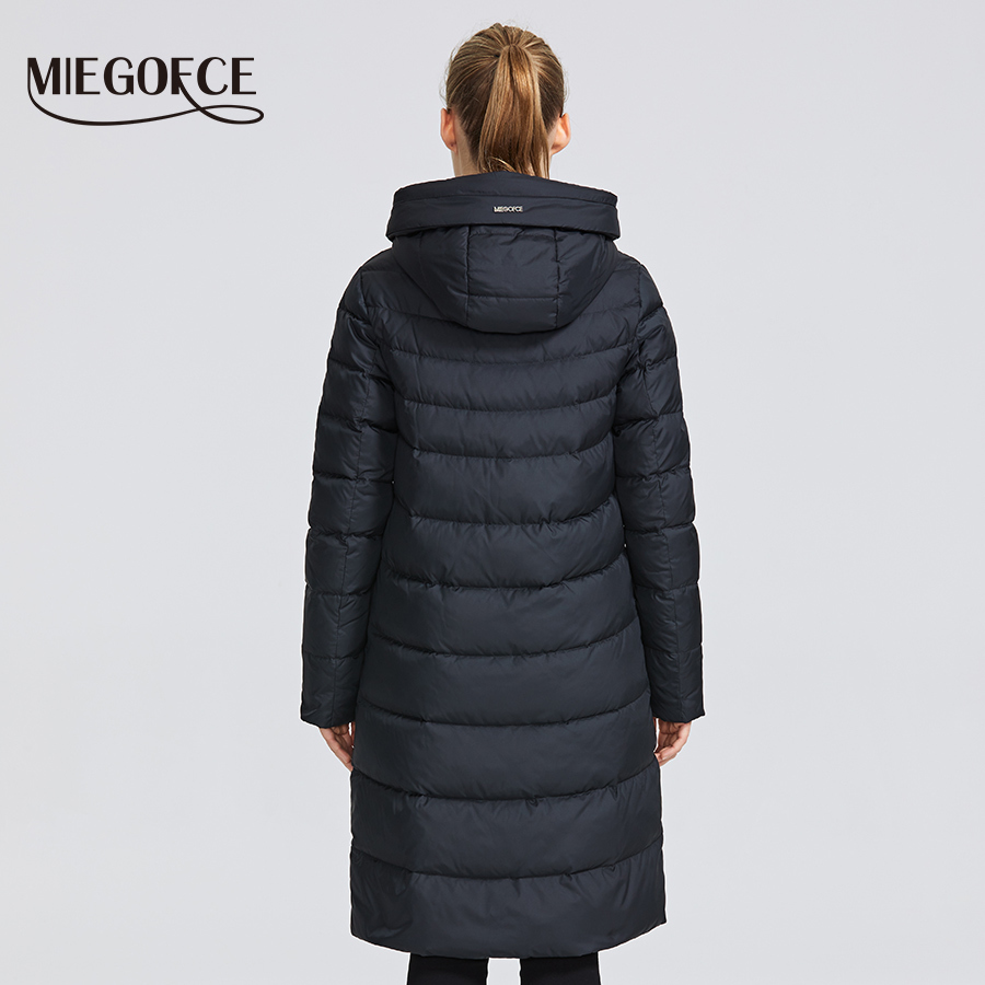 MIEGOFCE New Winter Women's Jacket Coat Simple Women Parkas Warm Winter Women's Coat HighQuality BiologicalDown Parkas 200928