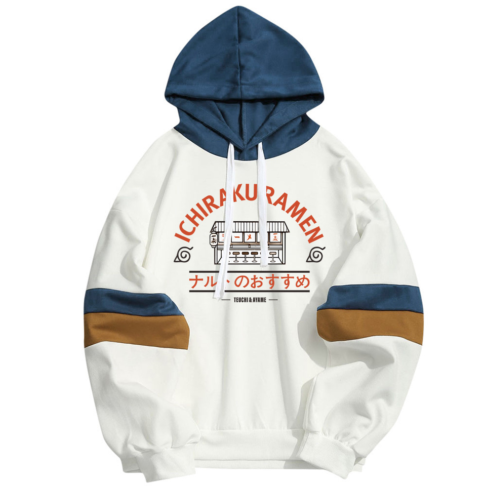 Januarysnow Cool Ichiraku Ramen Hoodies Sweatshirt Harajuku Japanese Anime Streetwear Harajuku Pullover Dropship Clothes Fashion Designer