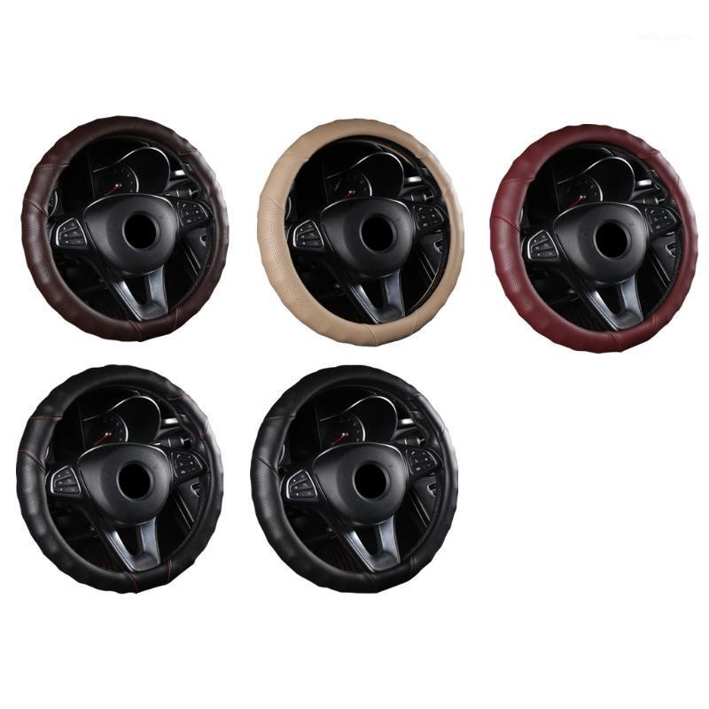 Steering Wheel Covers Universal Leather Cover Fits Most Vehicles Non-slip Stylish Car Accessories Auto Protectors Odorless
Steering Wheel Covers Universal Leather Cover Fits Most Vehicles Non-slip Stylish Car Accessories Auto Protectors Odorless