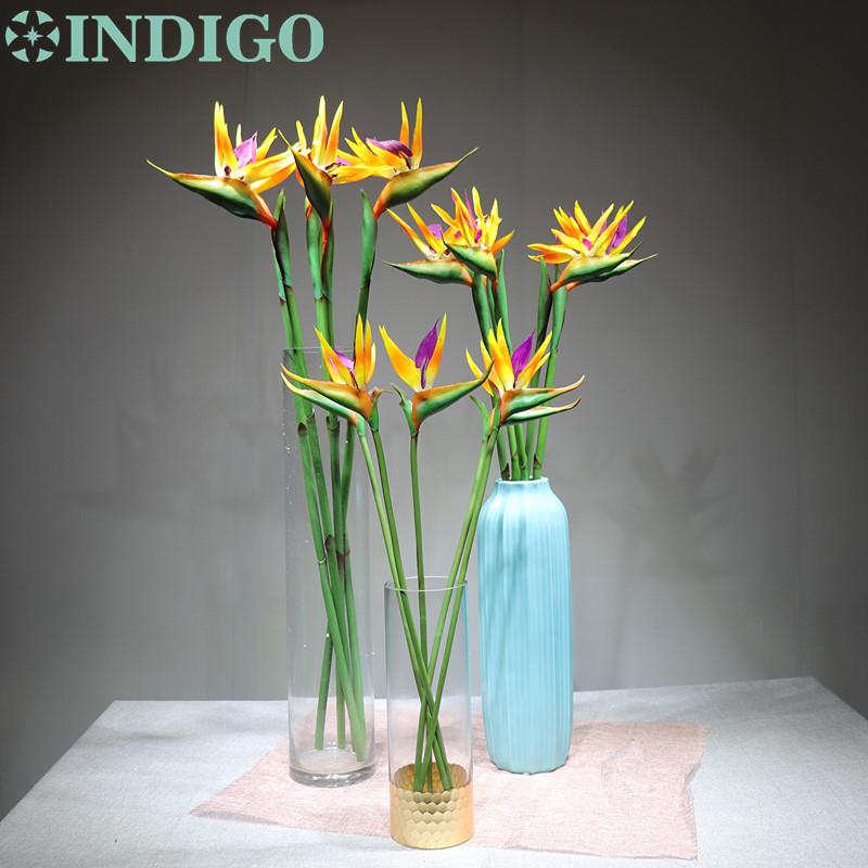 Bird Of Paradise - Big Real Touch ecoration Artificial Flowers Wedding Hotel Shopping Mart Party Decoration, 1 stem 65cm
Bird Of Paradise - Big Real Touch ecoration Artificial Flowers Wedding Hotel Shopping Mart Party Decoration, 1 stem 65cm
