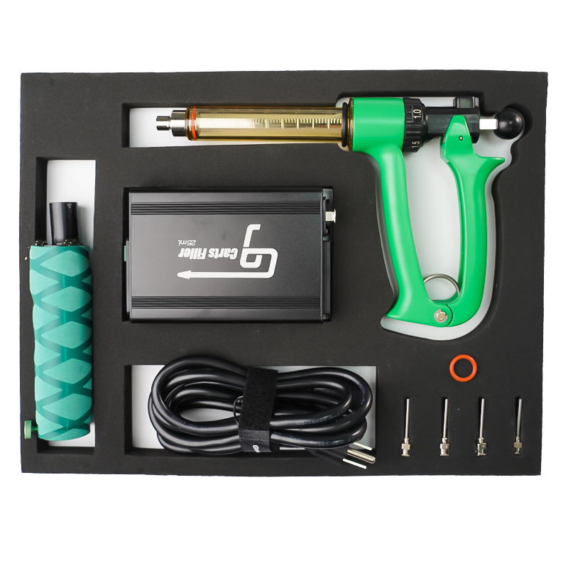 Original Greenlightvapes G9 Carts Filler Gun Machine 25ml Semi Automatic E Liquid Vape Filling Device with Luer Lock Needle For Cartridges
Original Greenlightvapes G9 Carts Filler Gun Machine 25ml Semi Automatic E Liquid Vape Filling Device with Luer Lock Needle For Cartridges