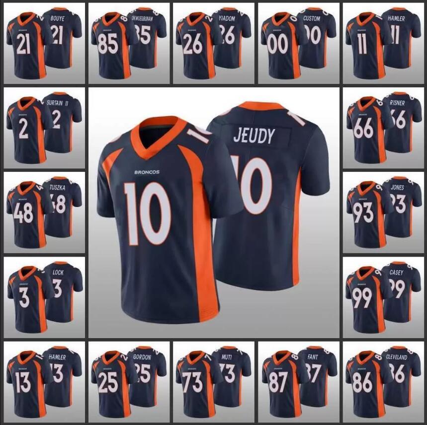 Denver''s Broncos's Football Jersey Men Women Youth #3 Drew Lock 10 Jerry Jeudy 48 Derrek Tuszka 21 A.J. Bouye 13 K.J. Hamler Custom Na, Black;red
Denver''s Broncos's Football Jersey Men Women Youth #3 Drew Lock 10 Jerry Jeudy 48 Derrek Tuszka 21 A.J. Bouye 13 K.J. Hamler Custom Na, Black;red