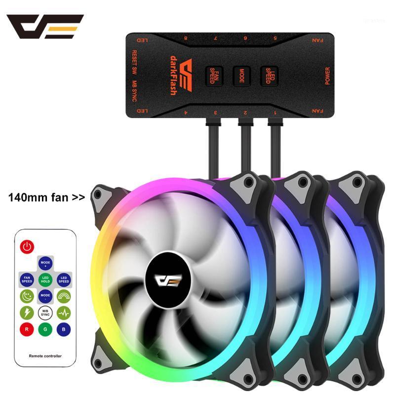 darkFlash Computer PC Case Fan 140mm RGB LED Speed Adjust 3pin 5V 4pin Power IR Remote AURA SYNC PC Cooler Cooling Case Fan1
darkFlash Computer PC Case Fan 140mm RGB LED Speed Adjust 3pin 5V 4pin Power IR Remote AURA SYNC PC Cooler Cooling Case Fan1