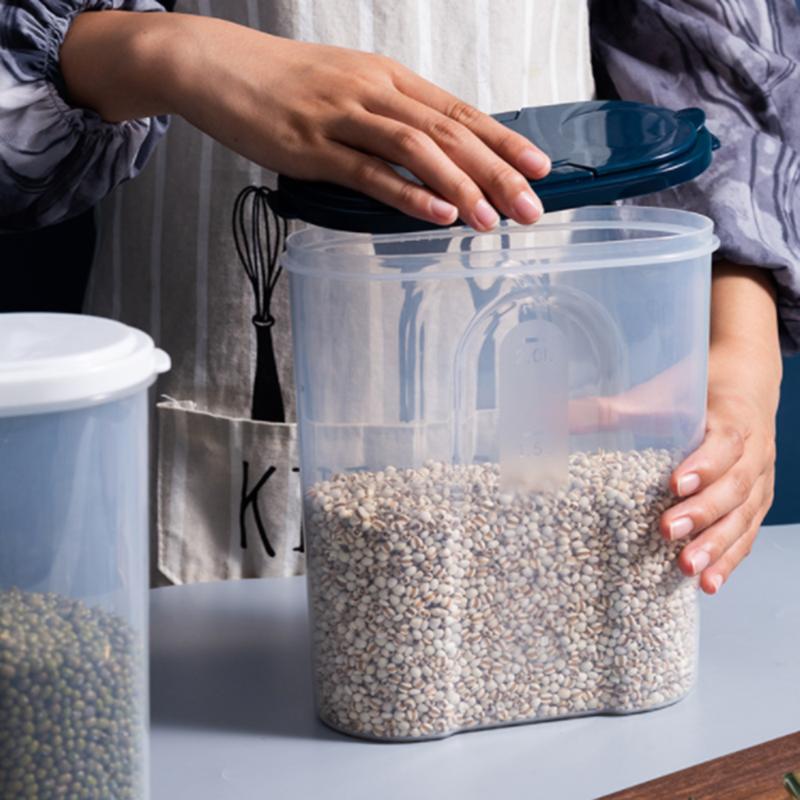Sealed Storage Box Crisper Grains Storage Tank Household Kitchen Containers Kitchen Tool
Sealed Storage Box Crisper Grains Storage Tank Household Kitchen Containers Kitchen Tool