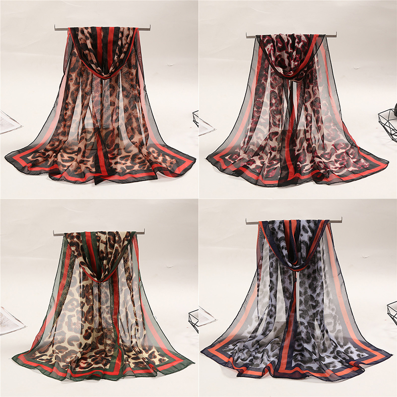 fashion Leopard Deisgner Scarf Zebra Stripe Chiffon Wrap Stole Winter Long Novelty Headband solid Shawls and Wraps sunscreen cape 6 Color
fashion Leopard Deisgner Scarf Zebra Stripe Chiffon Wrap Stole Winter Long Novelty Headband solid Shawls and Wraps sunscreen cape 6 Color