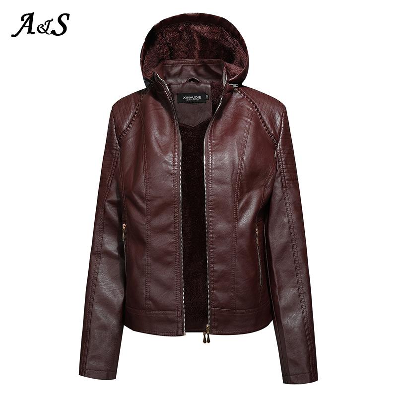 Anbenser Faux Leather Jacket Women Hoodies Gothic Basic PU Jacket Fleece Warm Outerwear Hooded Zipper Waterproof Ladies Coat, Apricot
Anbenser Faux Leather Jacket Women Hoodies Gothic Basic PU Jacket Fleece Warm Outerwear Hooded Zipper Waterproof Ladies Coat, Apricot