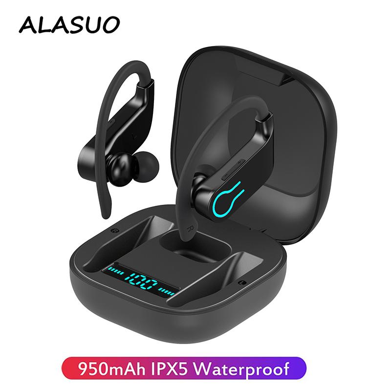 TWS Smart noise cancelling wireless earphone high quality bluetooth headphone sports earbuds earhook, Black
TWS Smart noise cancelling wireless earphone high quality bluetooth headphone sports earbuds earhook, Black