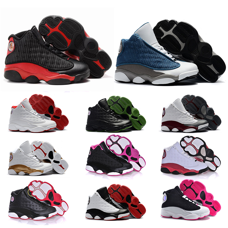 Designer XIII 13 Jumpman shoes 13s Chicago Flint Bred Black Cat DMP Youth trainers Big Kids Boys Girls basketball sneakers
Designer XIII 13 Jumpman shoes 13s Chicago Flint Bred Black Cat DMP Youth trainers Big Kids Boys Girls basketball sneakers