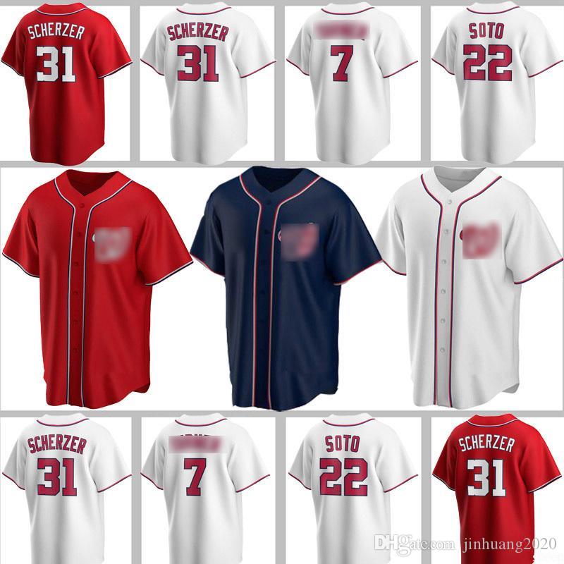 Custom Nationals Jerseys 7 Trea Turner 22 Juan Soto 31 Max Scherzer Baseball Bryce Anthony Rendon Wilmer Difo Ryan Zimmerman Kendrick, Custom 2020 cool base (guoming)
Custom Nationals Jerseys 7 Trea Turner 22 Juan Soto 31 Max Scherzer Baseball Bryce Anthony Rendon Wilmer Difo Ryan Zimmerman Kendrick, Custom 2020 cool base (guoming)