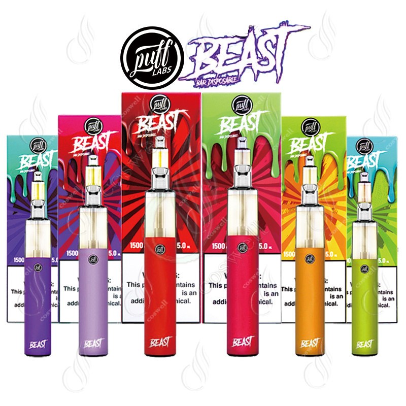 New Puff Labs Beast Bar Disposable 1500 Puffs Vape Pen 5.0ml Pre-Filled Pods Cartridges Vapor 1000mAh Battery Sub Ohm Coil e Cigs Vaporizers
New Puff Labs Beast Bar Disposable 1500 Puffs Vape Pen 5.0ml Pre-Filled Pods Cartridges Vapor 1000mAh Battery Sub Ohm Coil e Cigs Vaporizers