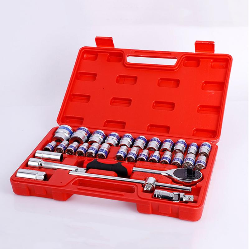 32 Pcs/Set Auto Car Repair Combination Set Hand Tools Wrench Suit Multifunctional Multiple Models Sleeve Maintenance Tools
32 Pcs/Set Auto Car Repair Combination Set Hand Tools Wrench Suit Multifunctional Multiple Models Sleeve Maintenance Tools