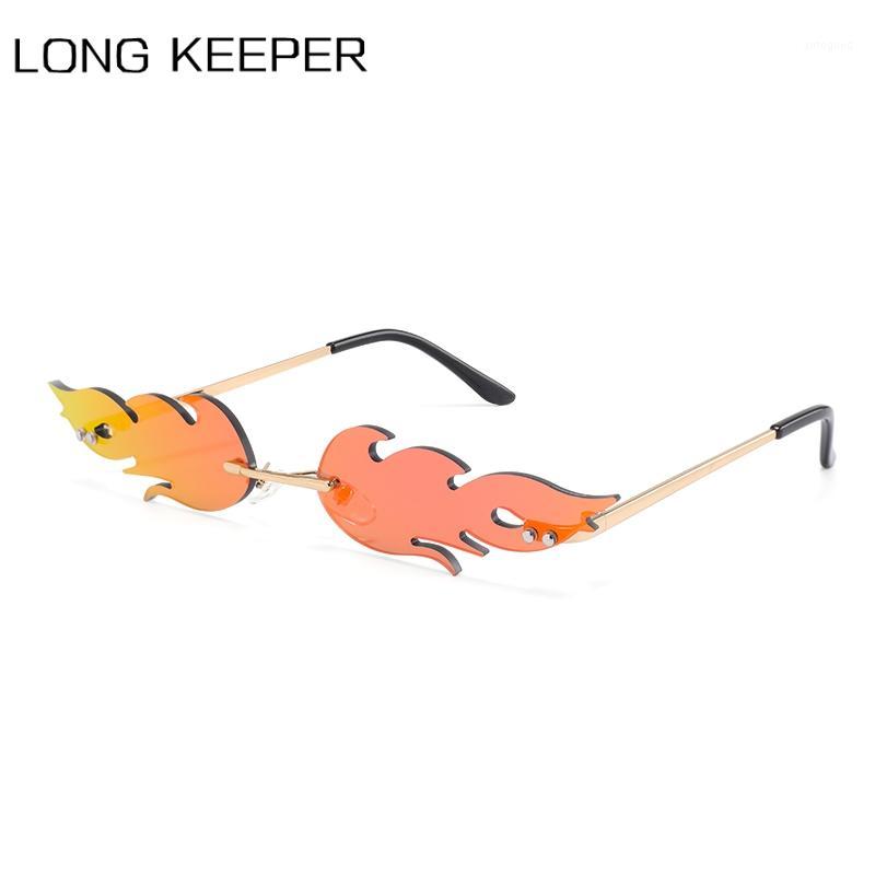 Sunglasses Luxury Cat Eye Women Vintage Brand Designer Rimless Fire Flame Sun Glasses Trending Mirror Lens Narrow Eyewear UV4001
Sunglasses Luxury Cat Eye Women Vintage Brand Designer Rimless Fire Flame Sun Glasses Trending Mirror Lens Narrow Eyewear UV4001