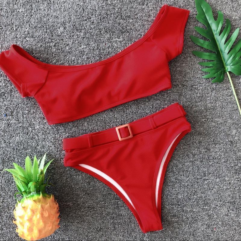 Belt bikini Buckle bikinis set Solid swimwear Two piece bathing suit High waist bikini 2020 mujer Short sleeve swimsuit women1
Belt bikini Buckle bikinis set Solid swimwear Two piece bathing suit High waist bikini 2020 mujer Short sleeve swimsuit women1