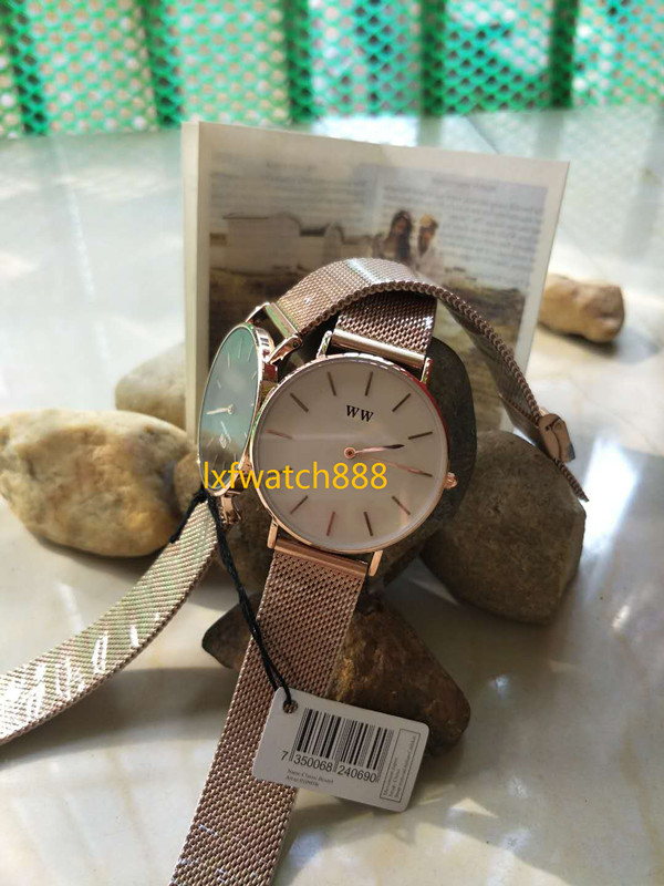 202 Montre Fashion Fashion Wellington's Daniel 32MM Women Gold 36mm Relojes D&w Lovers Mens Steel Mesh Men Women Watches Top Femme WW Shjad, Bronze
202 Montre Fashion Fashion Wellington's Daniel 32MM Women Gold 36mm Relojes D&w Lovers Mens Steel Mesh Men Women Watches Top Femme WW Shjad, Bronze