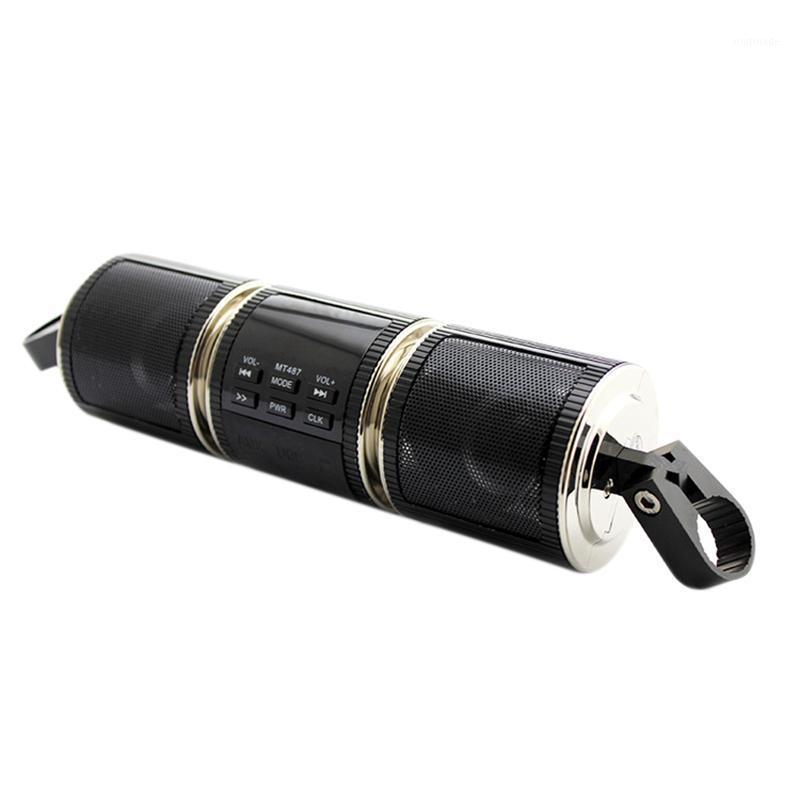 Bluetooth Motorcycle Handlebar o Stereo Speaker System Mp3 Usb 12V1