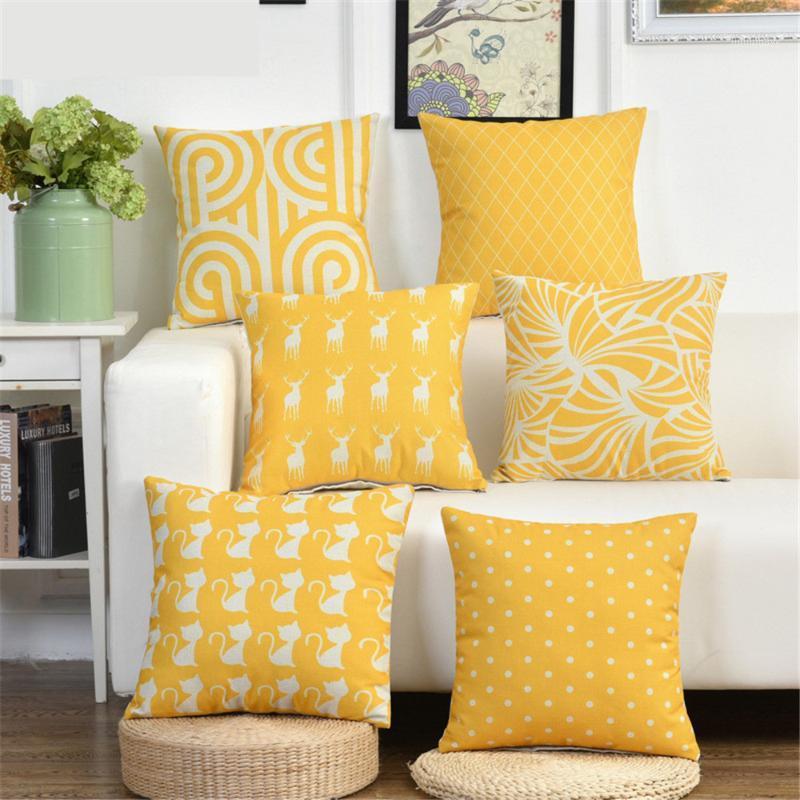 Decorative Throw Pillow Case Cover Yellow Geometric Dot Animal Cat Deer Cushion Cover For Sofa Home Capa De Almofadas 45x45cm1
Decorative Throw Pillow Case Cover Yellow Geometric Dot Animal Cat Deer Cushion Cover For Sofa Home Capa De Almofadas 45x45cm1