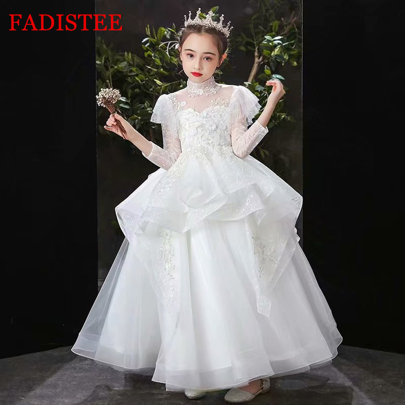 FADISTEE White Lace Floor-length Tiered Girl dress Flower Girl Dresses vestidos lace Baby Girl Infant Dress Kids Formal Wear girls dress
FADISTEE White Lace Floor-length Tiered Girl dress Flower Girl Dresses vestidos lace Baby Girl Infant Dress Kids Formal Wear girls dress