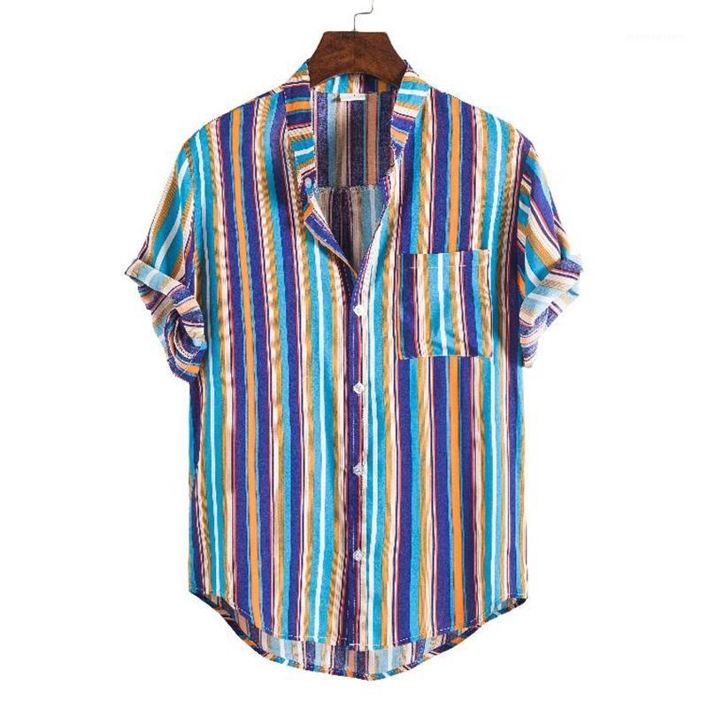Plus size Casual Printed stripe Short Sleeve Shirt Men Street 2020 Hawaii Beach Oversize Women Fashion Shirts for Men shirt1, Tw05
Plus size Casual Printed stripe Short Sleeve Shirt Men Street 2020 Hawaii Beach Oversize Women Fashion Shirts for Men shirt1, Tw05