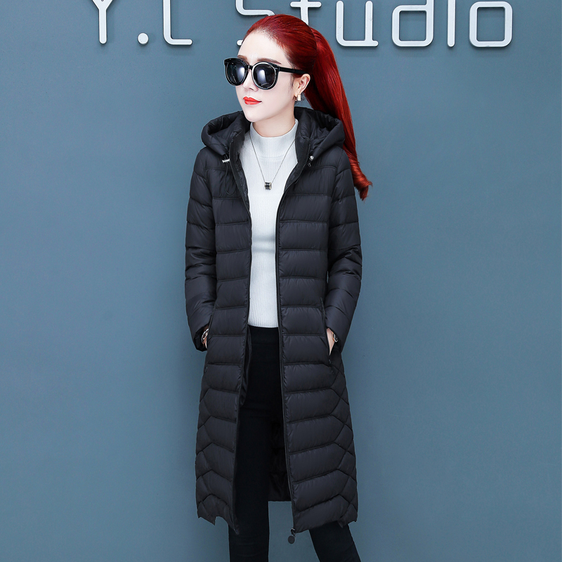 Casual Winter Jacket Women Solid 4 Colors Hooded Female Outwear parka Long Padded Coat Mujer Invierno 200928