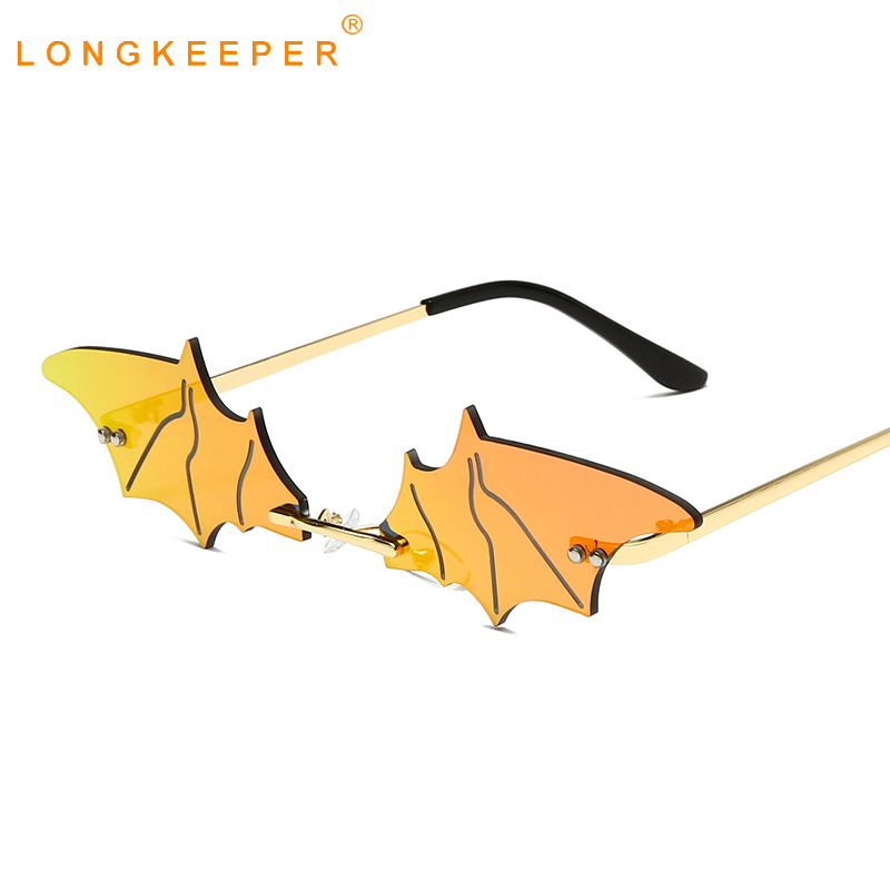 Sunglasses 2021 Rimless Women Small Cat Eye Sun Glasses Vintage Bat Shape Unique Mirror Eyeglasses Men UV400
Sunglasses 2021 Rimless Women Small Cat Eye Sun Glasses Vintage Bat Shape Unique Mirror Eyeglasses Men UV400