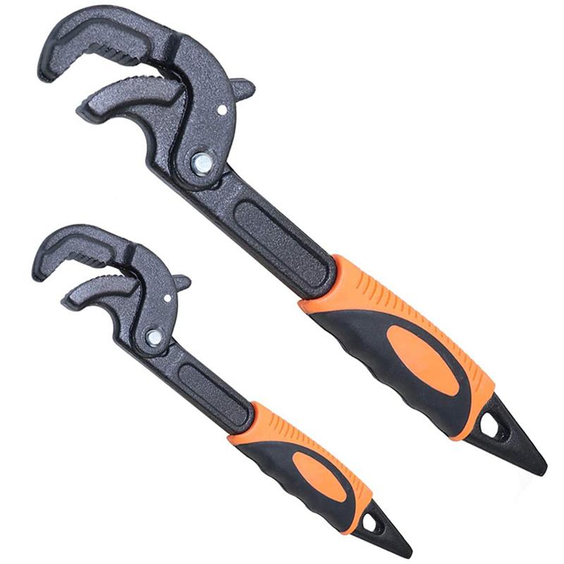 2-Piece Adjustable Spanner Fast Multifunctional Self-Adjusting Wrench Electric Handle Pipe Wrench
2-Piece Adjustable Spanner Fast Multifunctional Self-Adjusting Wrench Electric Handle Pipe Wrench