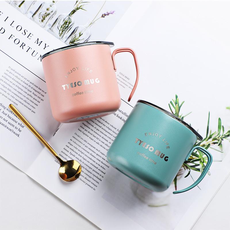 Enjoy Life 304 Stainless Steel Coffee Mug With Cover Cafe Car Office White Collar Portable Metal Cup Lid Tumbler Taza Gato, Black
Enjoy Life 304 Stainless Steel Coffee Mug With Cover Cafe Car Office White Collar Portable Metal Cup Lid Tumbler Taza Gato, Black