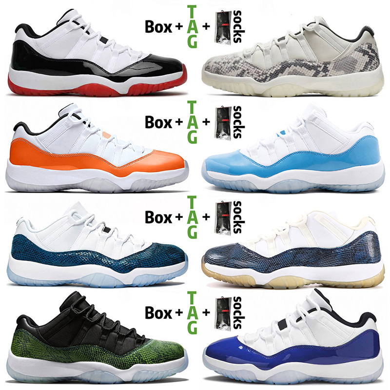 2021 JUMPMAN 11 11s XI LOW Men Basketball Shoes Concord Blue Bred White Snake Green Grey Metallic Silver Women Men Trainers Sport Sneakers, White;red
2021 JUMPMAN 11 11s XI LOW Men Basketball Shoes Concord Blue Bred White Snake Green Grey Metallic Silver Women Men Trainers Sport Sneakers, White;red