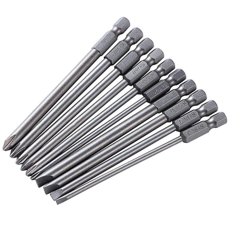 10pcs/set 100mm Alloy Steel S2 Slotted Screwdriver Bits Straight Cross Head Batches Hand Tools
10pcs/set 100mm Alloy Steel S2 Slotted Screwdriver Bits Straight Cross Head Batches Hand Tools