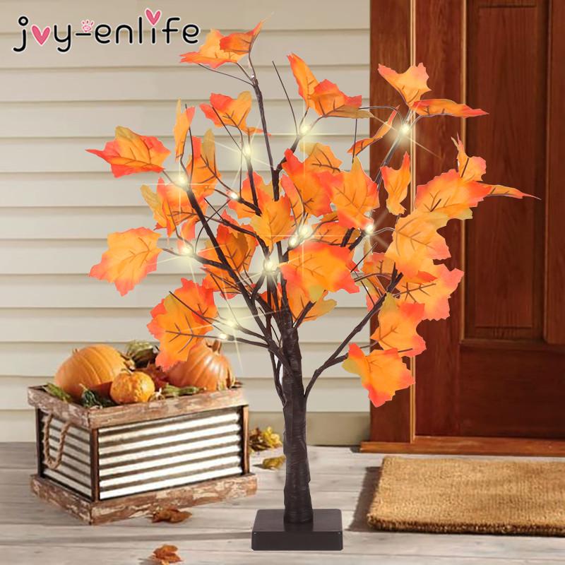 Halloween Decoration Artificial Autumn Maple LED Tree Home Party Decoration Table Lights Wedding Thanksgiving Christmas decor
Halloween Decoration Artificial Autumn Maple LED Tree Home Party Decoration Table Lights Wedding Thanksgiving Christmas decor