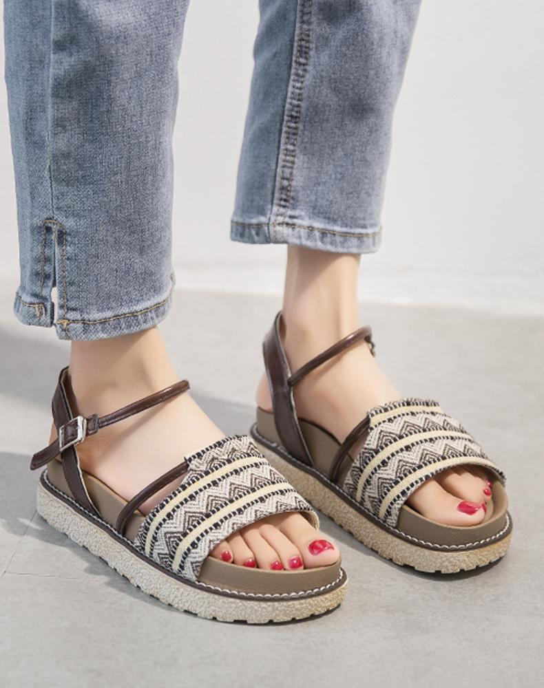 The new summer 2021 han edition joker students large base sponge Roman sandals fairy wind flat sandals women leisure, See chart
The new summer 2021 han edition joker students large base sponge Roman sandals fairy wind flat sandals women leisure, See chart