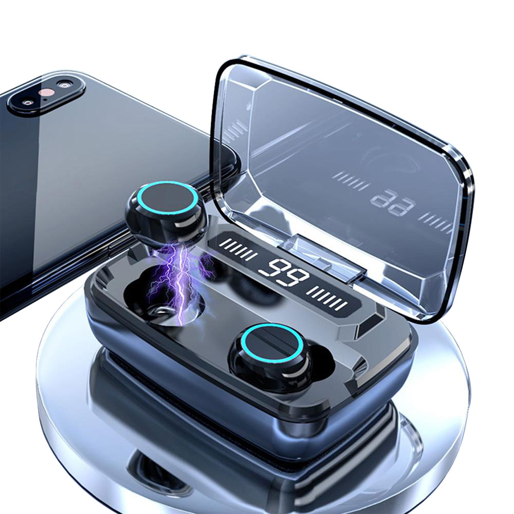 Tws Mobile Phone Audifonos Con Inalambricos True Wireless Ecouteur IPX7 Waterproof Bluetooth Earphone, Black
Tws Mobile Phone Audifonos Con Inalambricos True Wireless Ecouteur IPX7 Waterproof Bluetooth Earphone, Black