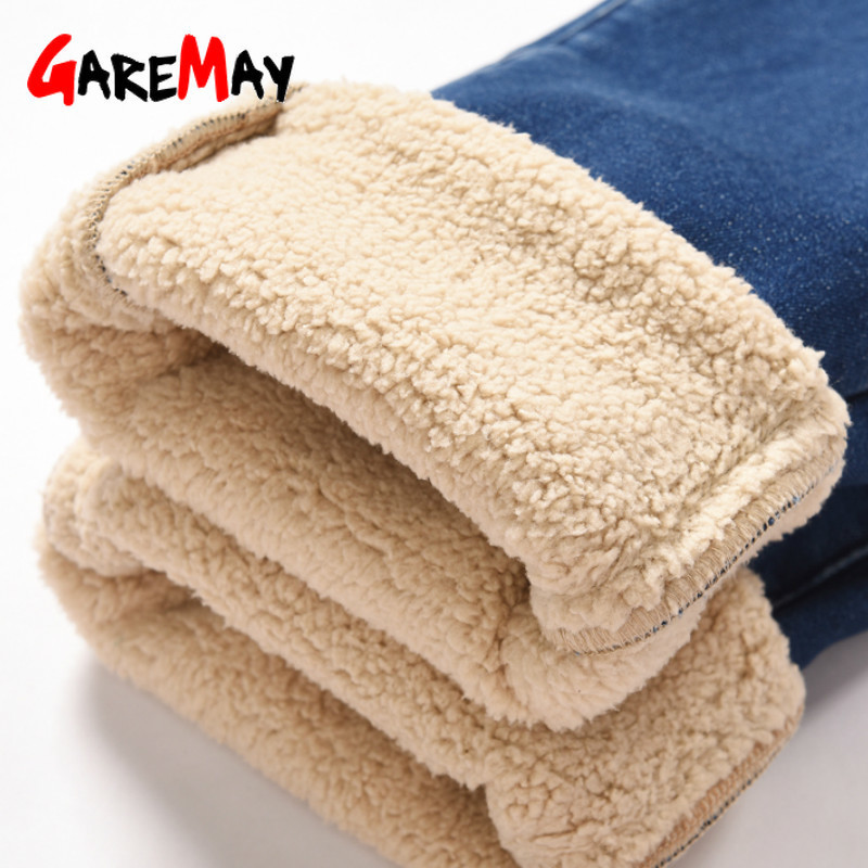 black warm jeans for women with fleece high waisted denim skninny female stretch plus size mom winter women's jeans femme 201030