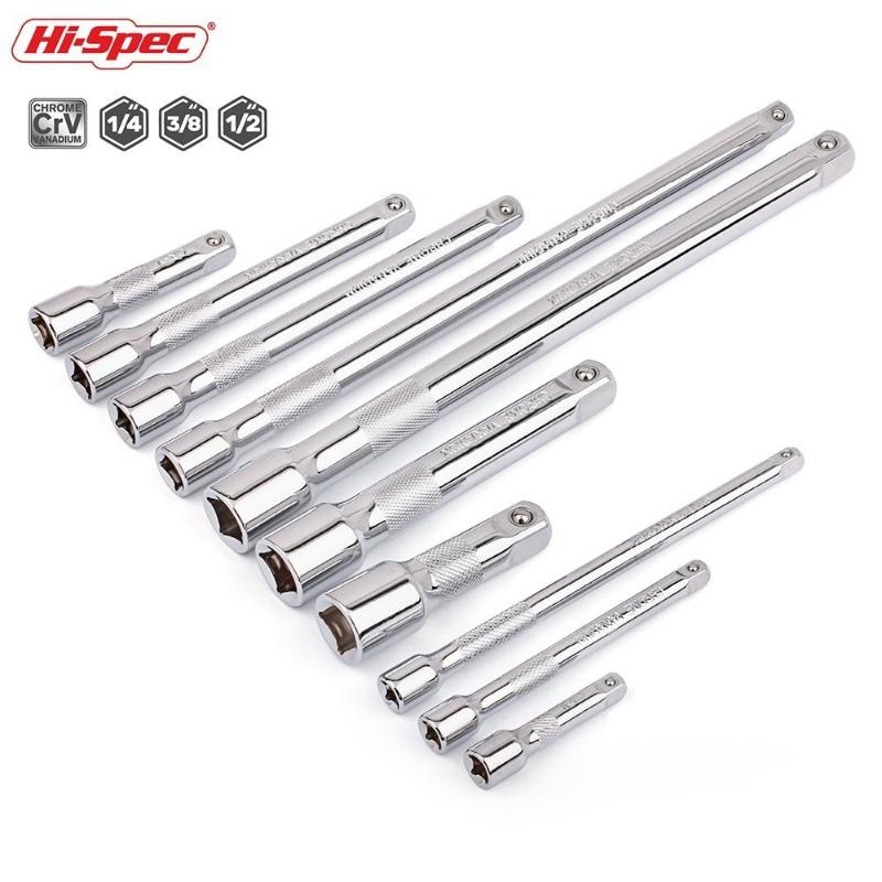 Hi-Spec 1/4" 3/8" 1/2" Socket Wrench Extension Bar Ratchet Socket Torque Wrench Connection Bar Impact Extender Tools
Hi-Spec 1/4" 3/8" 1/2" Socket Wrench Extension Bar Ratchet Socket Torque Wrench Connection Bar Impact Extender Tools