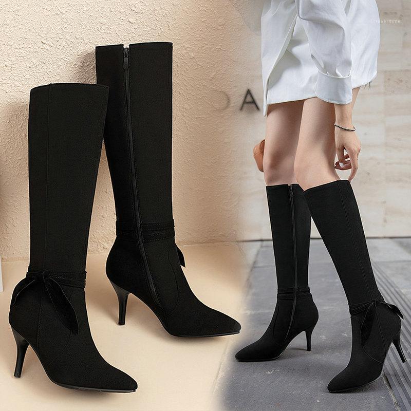 2021 New Women Knee High Boots Suede Pointed Toe Thin High Heel Sexy Platform Buckle Women Motorcycle Boots Size 34-431, Wine red
2021 New Women Knee High Boots Suede Pointed Toe Thin High Heel Sexy Platform Buckle Women Motorcycle Boots Size 34-431, Wine red