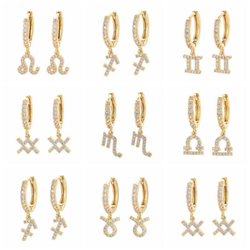 2021 New Zodiac Sign Earrings Female Jewelry Gold Color Zircon Small Hoop Earrings For Women Fashion 12 Horoscope Gifts
2021 New Zodiac Sign Earrings Female Jewelry Gold Color Zircon Small Hoop Earrings For Women Fashion 12 Horoscope Gifts