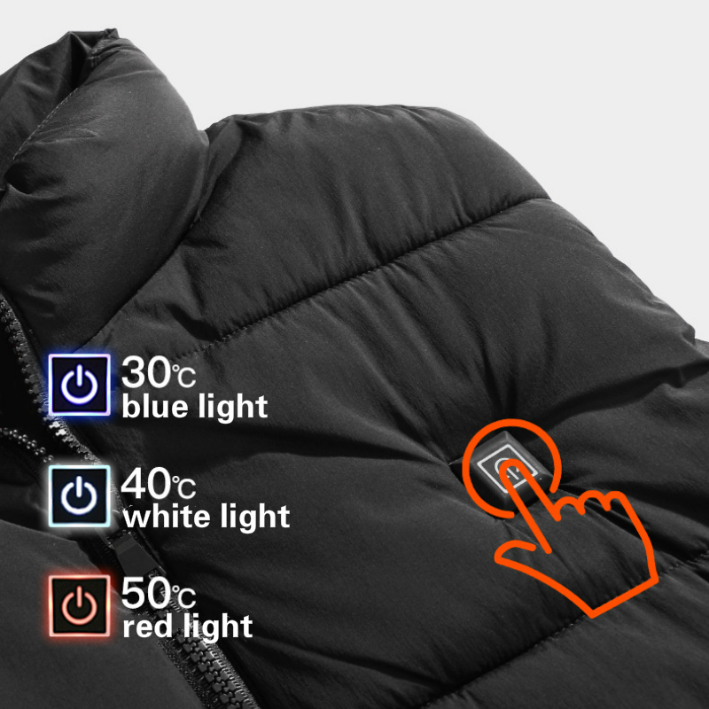 Big Size Men Women Outdoor USB Heating Vest Jacket Winter Flexible Electric Thermal Clothing Waistcoat T200117