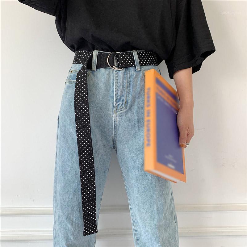 Casual White Dot Canvas Belt Harajuku Men Women Fashion D Ring Buckle Jeans Waist Belts Black 130Cm Long Waistband Z30, Black;brown
Casual White Dot Canvas Belt Harajuku Men Women Fashion D Ring Buckle Jeans Waist Belts Black 130Cm Long Waistband Z30, Black;brown