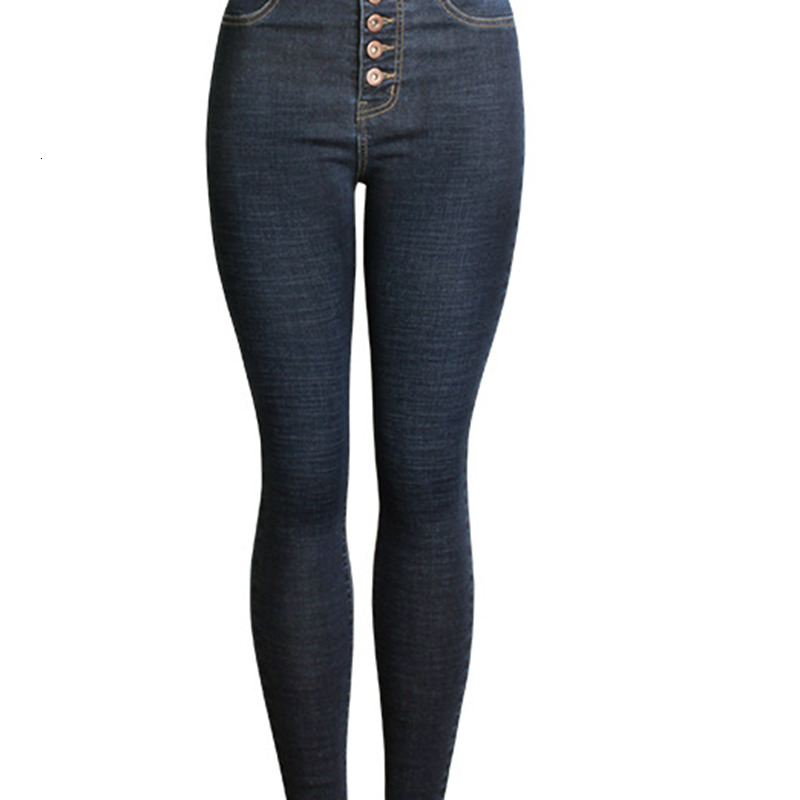 2021 cross-border New simple female jeans high waist pencil thin multi-button pants RNOR, Blue
2021 cross-border New simple female jeans high waist pencil thin multi-button pants RNOR, Blue