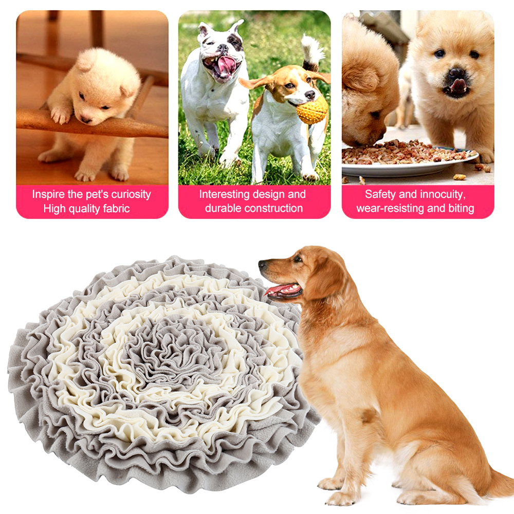 Dogs Snuffle Mat Pet Leak Food Anti Choking Cat Training Blanket Nose Sniffing Fleece Pads Pad LJ201028