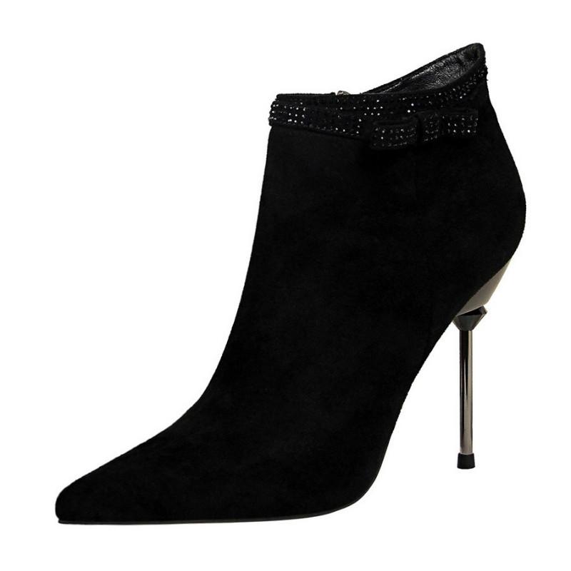 Meriahzheng Fashion Banquet Short Tube Women's Boots Thin Heeled Suede Pointed Rhinestone Sexy Slimming Short Boots DS-663-8, Orange
Meriahzheng Fashion Banquet Short Tube Women's Boots Thin Heeled Suede Pointed Rhinestone Sexy Slimming Short Boots DS-663-8, Orange