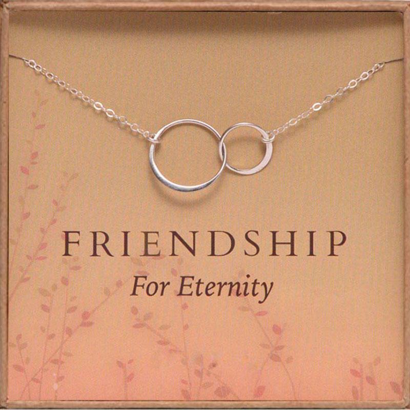 Gold Circle Necklace Women Friendship for Eternity Necklace Two Interlocking Infinity Circles Gift for Best Friend
Gold Circle Necklace Women Friendship for Eternity Necklace Two Interlocking Infinity Circles Gift for Best Friend