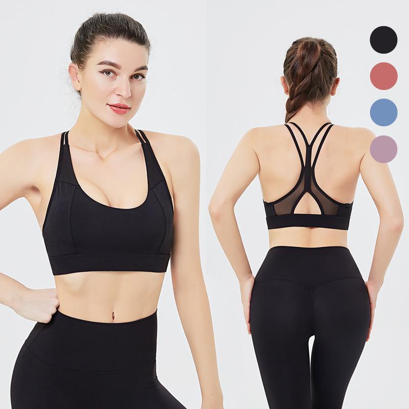 Sports Underwear Women's Gauze Joint Spaghetti Strap -resistant Support Beauty Back Fitness Bra Push up Yoga Vest1, Blue
Sports Underwear Women's Gauze Joint Spaghetti Strap -resistant Support Beauty Back Fitness Bra Push up Yoga Vest1, Blue