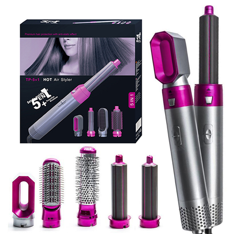 Hair Dryer 5 In 1 MultiFunctional Hair Curler Comb Hot Air Styler Curler Straightening Curling Iron Styling Brush Tool
Hair Dryer 5 In 1 MultiFunctional Hair Curler Comb Hot Air Styler Curler Straightening Curling Iron Styling Brush Tool