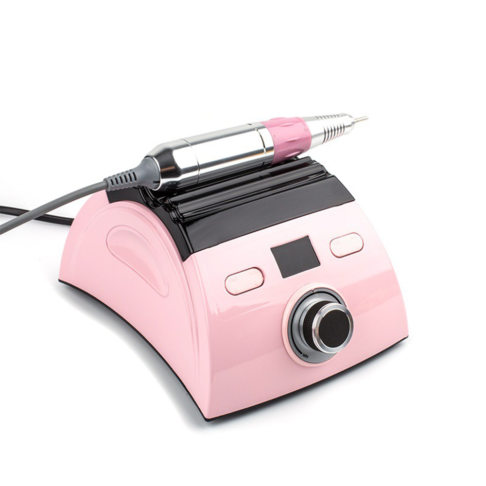 Nail Art Equipment Professional Electric Drill Machine 30000 RPM 45W LED Display With Replacement Bits Tools