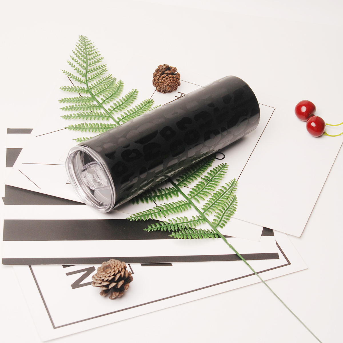 20oz Mattie Black Leopard Tumblers Blanks Stainless Steel Bottle Double Wall Insulated Travel Tumbler Straw Camping Cup with Lid DOM1061175
20oz Mattie Black Leopard Tumblers Blanks Stainless Steel Bottle Double Wall Insulated Travel Tumbler Straw Camping Cup with Lid DOM1061175