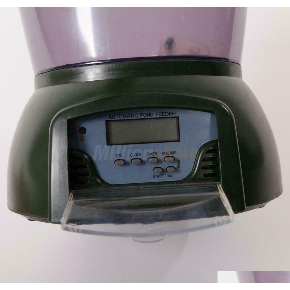 4.25l Matic Pond Fish Feeder Digital Tank P qylKpB new_dhbest